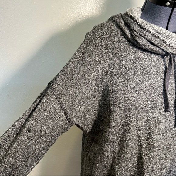 Old Navy Funnel Neck Pullover Sweatshirt Thunder Grey - Picture 5 of 10